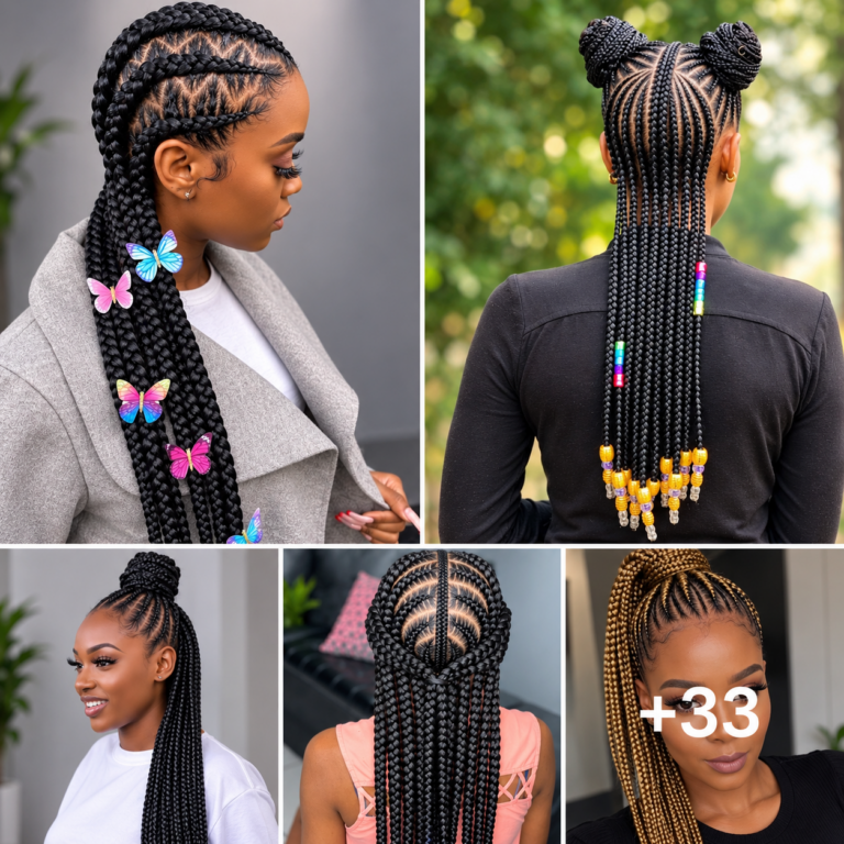33  PHOTOS: Professional Cornrow Hairstyles + Knotless Braids