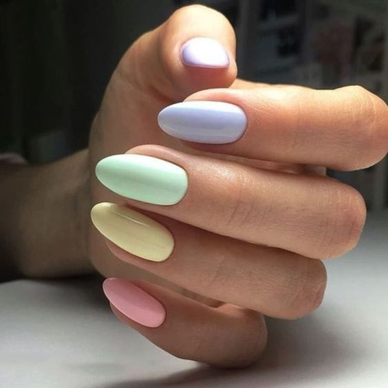  2019 Beautiful and Colorful Easter Nail Art Designs
