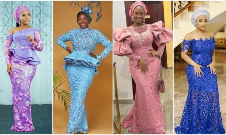 40+ Latest Cord Lace Styles: Best African Fashion Dresses