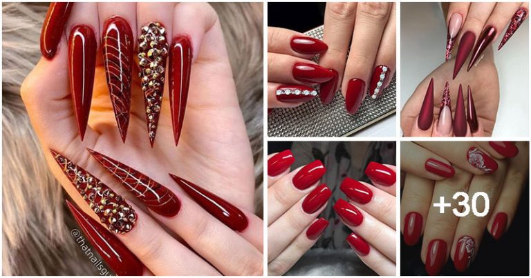 55+ Spectacular Red Manicure Ideas for Your Next Look
