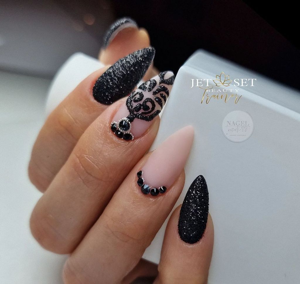 90 Stunning Black Acrylic Nail Designs for Any Occasion Fashion Lifestyle Trends