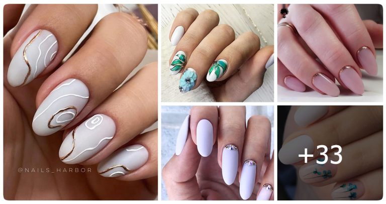 33 Cute Designs For Oval Nails To Rock Anywhere