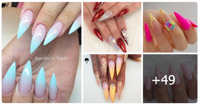 49 Stunning Designs For Stiletto Nails For A Daring New Look