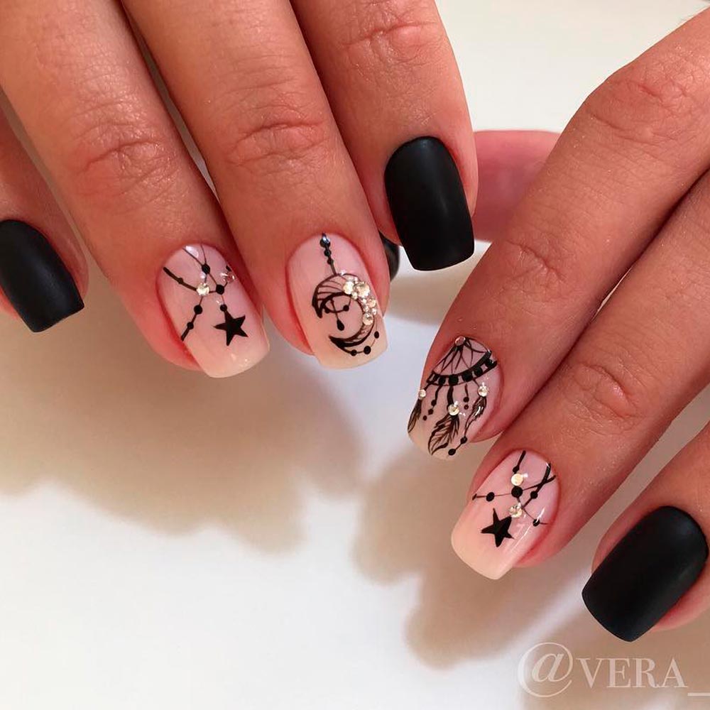 36 Photos Ideas with Dream Catcher Nail Art