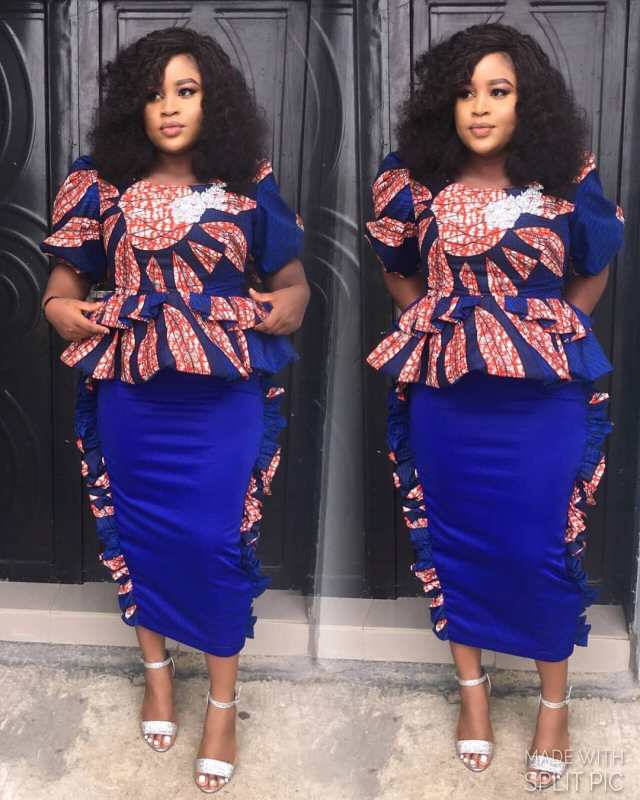 2019 ankara skirt and blouse styles 9