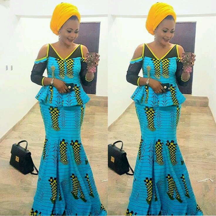 Download Latest Ankara Skirt And Blouse Style