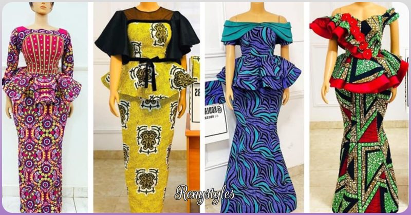 Stylish Ankara skirt and blouse styles for Girls to Wear d