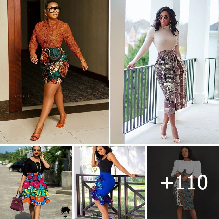 110+ Ankara Skirt Styles You Should Check Out