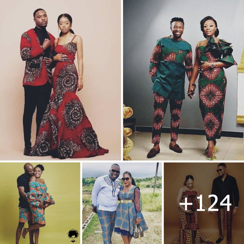 120+ stylish matching Ankara outfit styles for couples