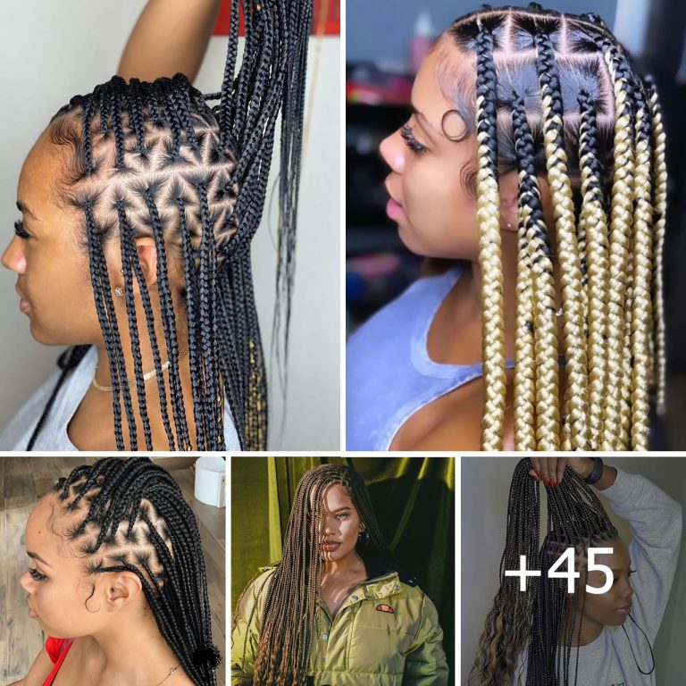 45 Knotless Braid Styles 2025: Jumbo, Lose Braids & More