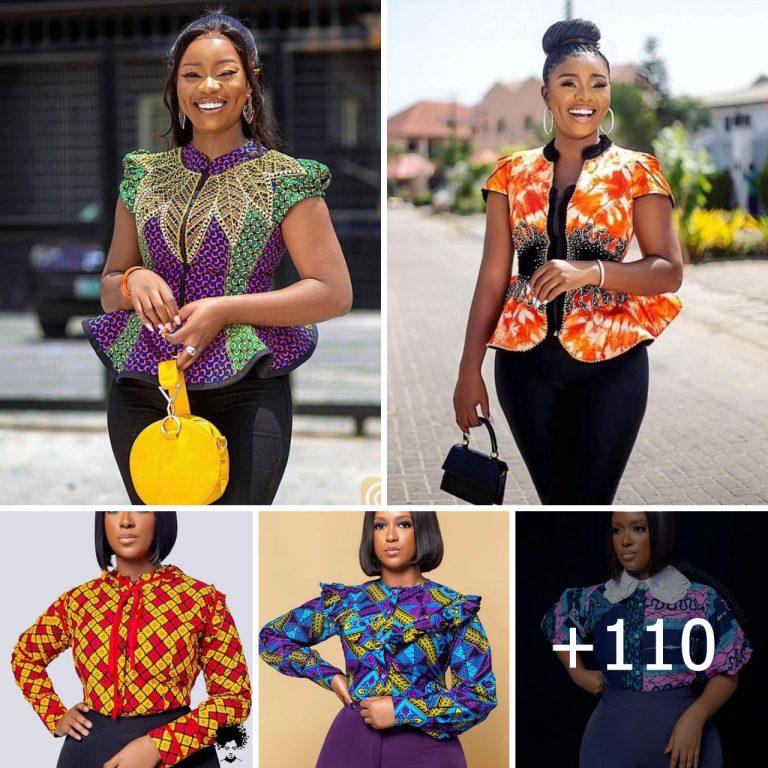 Ankara Blouse Styles En-Vogue 2023- See 110+ Pictures