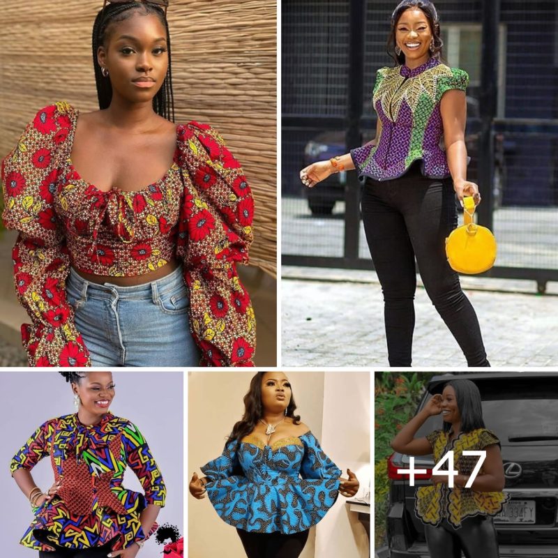 47 Most Gorgeous Ankara Tops for Your Skirt and Trousers