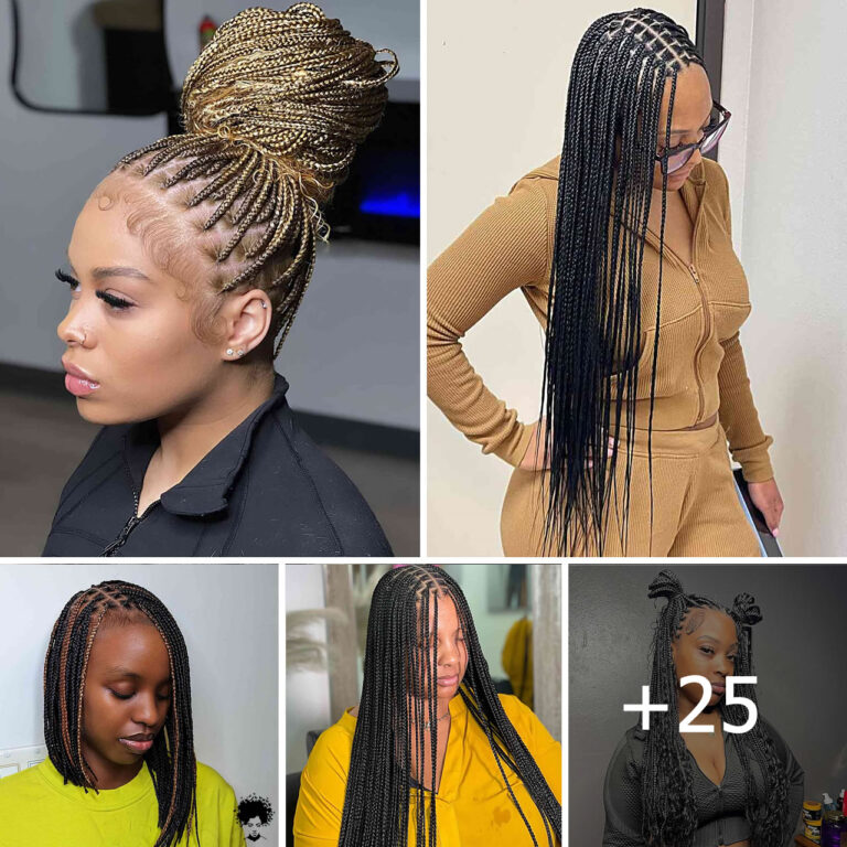 25 Coolest Small Knotless Braids Women Are Getting in 2023