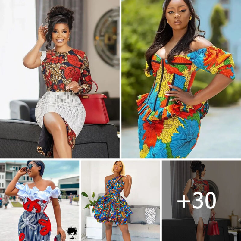 30 Captivating Ankara Shirt Dress Styles For Stylish Ladies.
