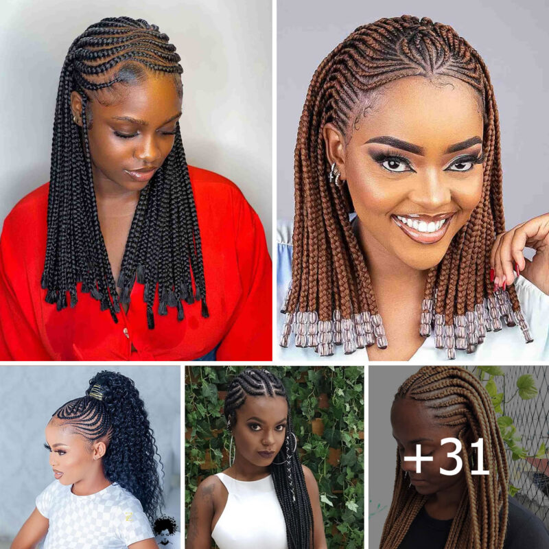 31 Hottest Ghana Braids Hairstyle Ideas for 2025