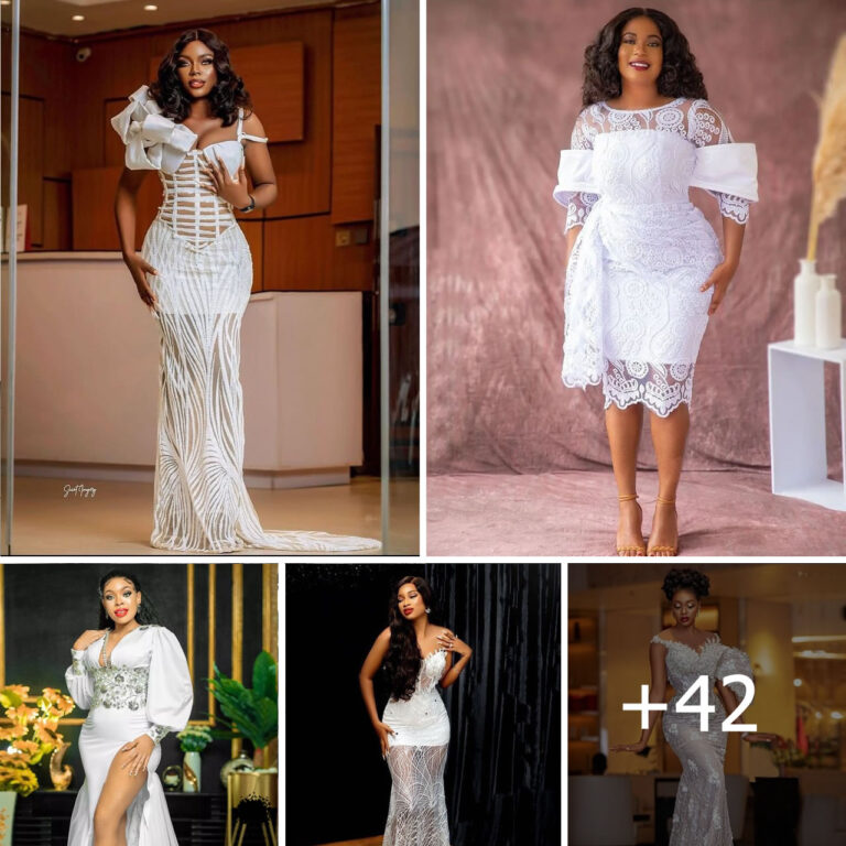 40+ Gorgeous And Stunning White Lace Styles You Should See.