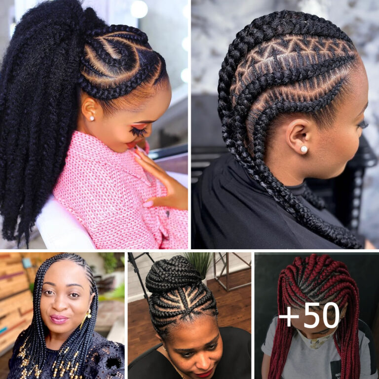 50 PHOTOS: Cornrow braid designs – Knotless braid styles ‎