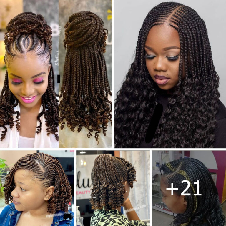 Stunning Box and Twisted Curly Braids Hairstyles to Experiment With