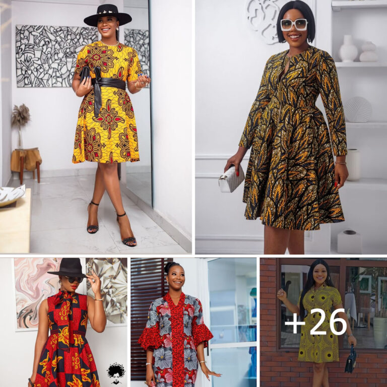 Simple Ankara Short And Midi Dresses For The Ladies || Best Of Creative Short And Midi Dresses