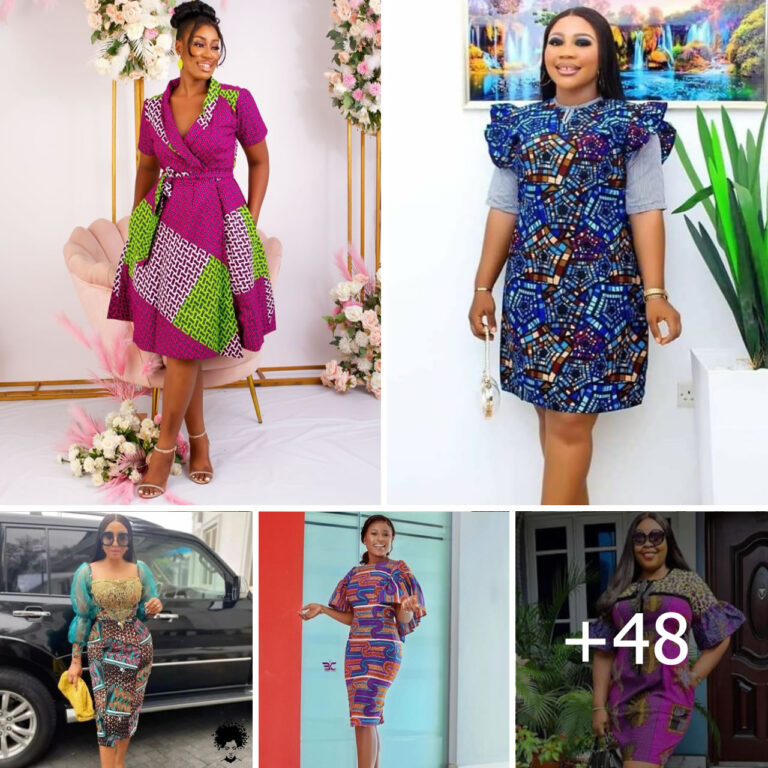 Everyday Ankara Short Gown Styles For Stylish African Ladies.