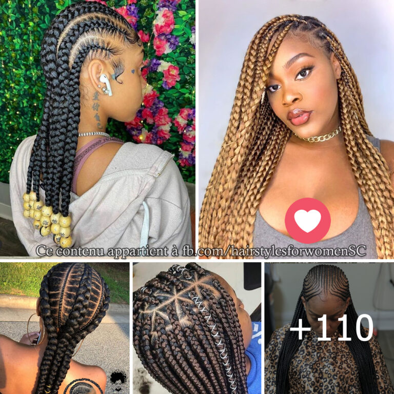 +110 PHOTOS: Cute Looking Braids For Ladies – Knotless & Twists ‎