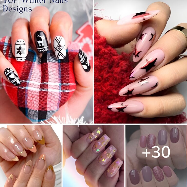 Trendy Christmas Square Nails