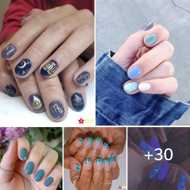 30 Blue Nail Ideas to try For Yoᴜr Next Manicure