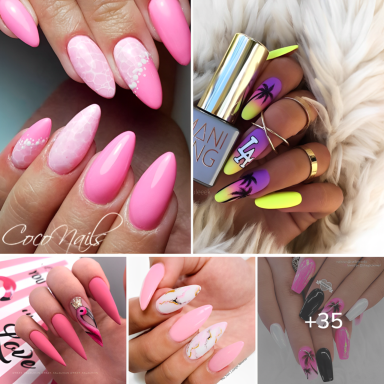 40+ Swimming Pool Summer Nail Art Ideas That Will Cheer You Up