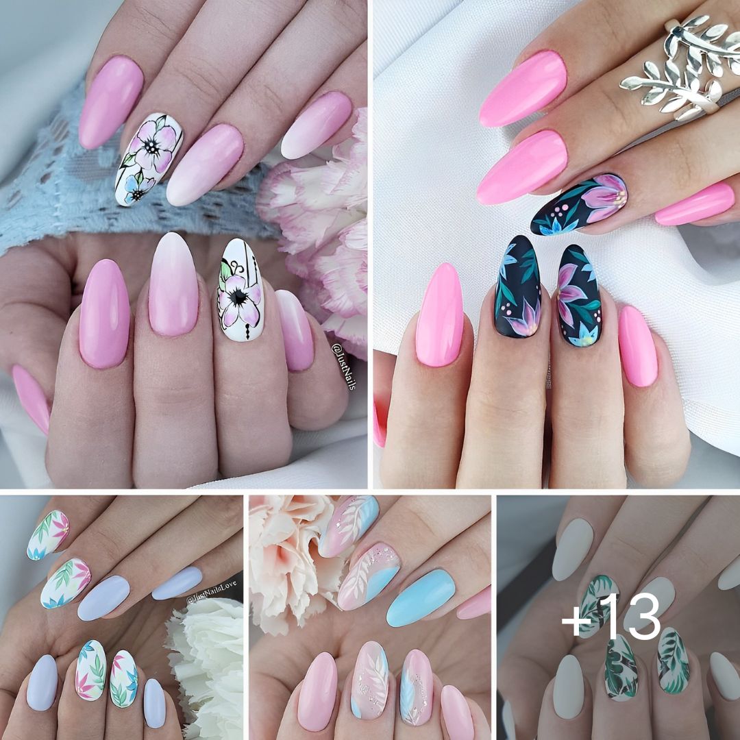 Beautiful Manicure In Pastel Colors