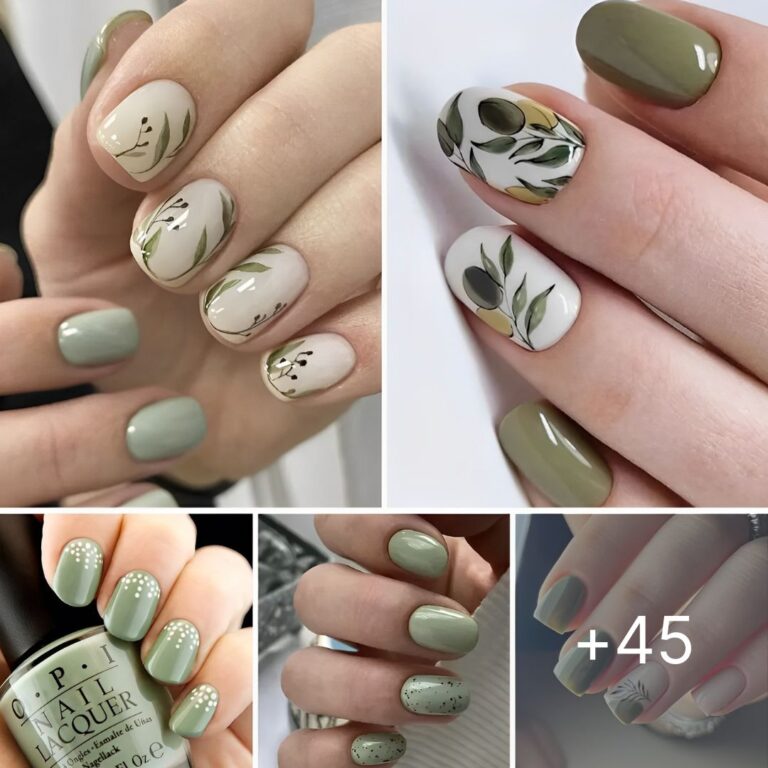 45+ Sage Green Nails To Try This Month