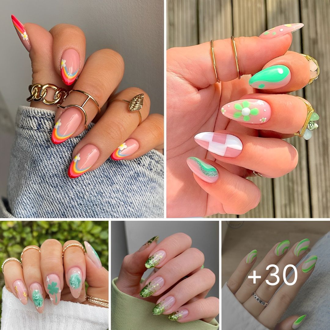 30+ St Patricks Day Nails For A Fun Mani!