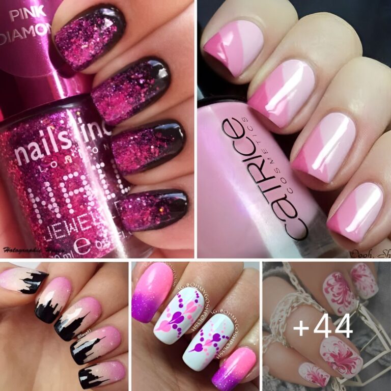 44 Perfect Pink Nails Designs to Look Amazing & Girly