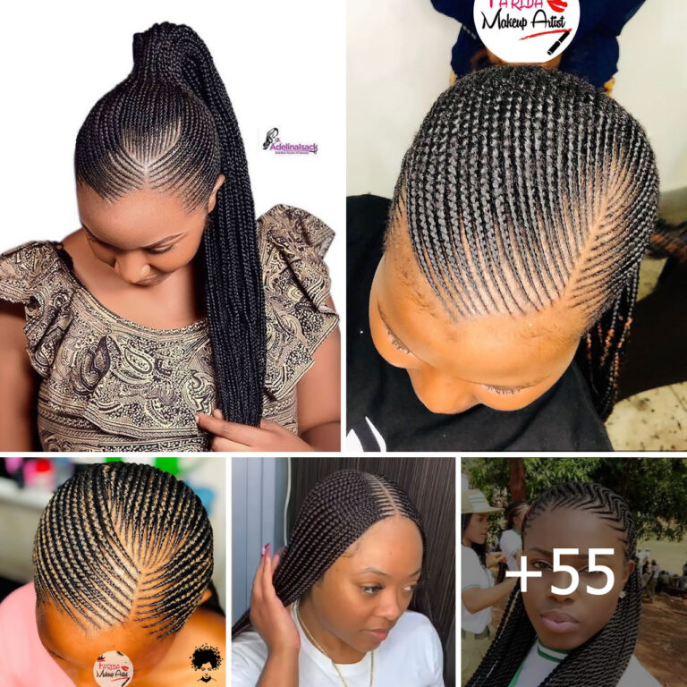 55 PHOTOS: Professional cornrow hairstyles + Knotless braids ‎