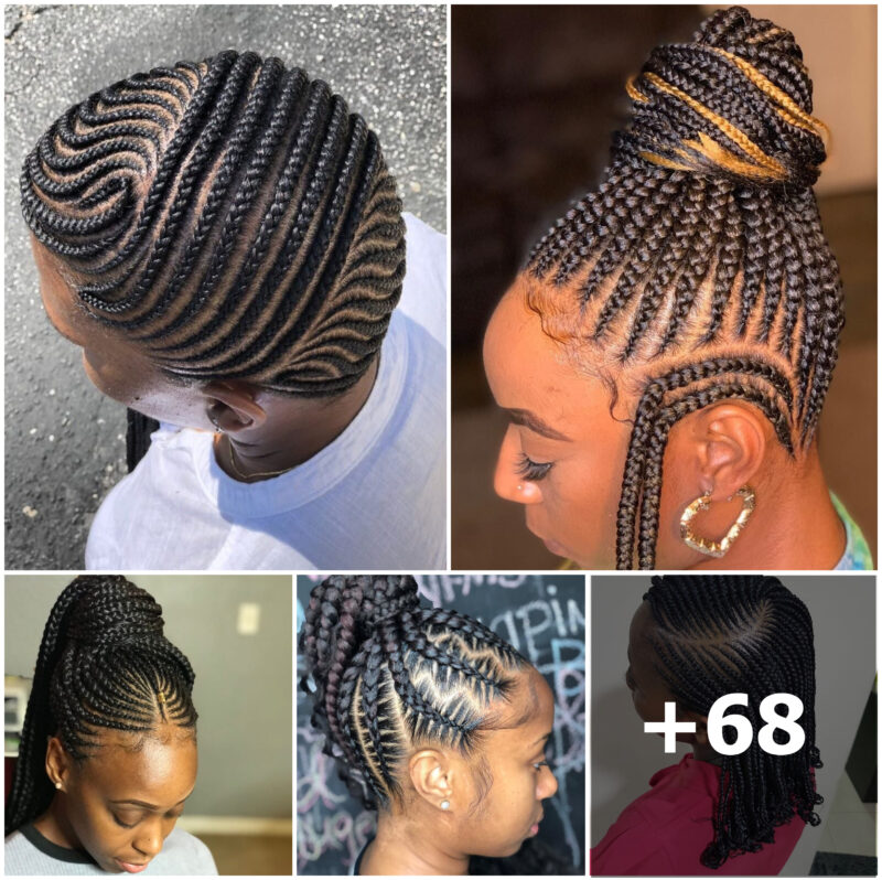 +68 PHOTOS: Cornrow Braids Styles For Women ‎