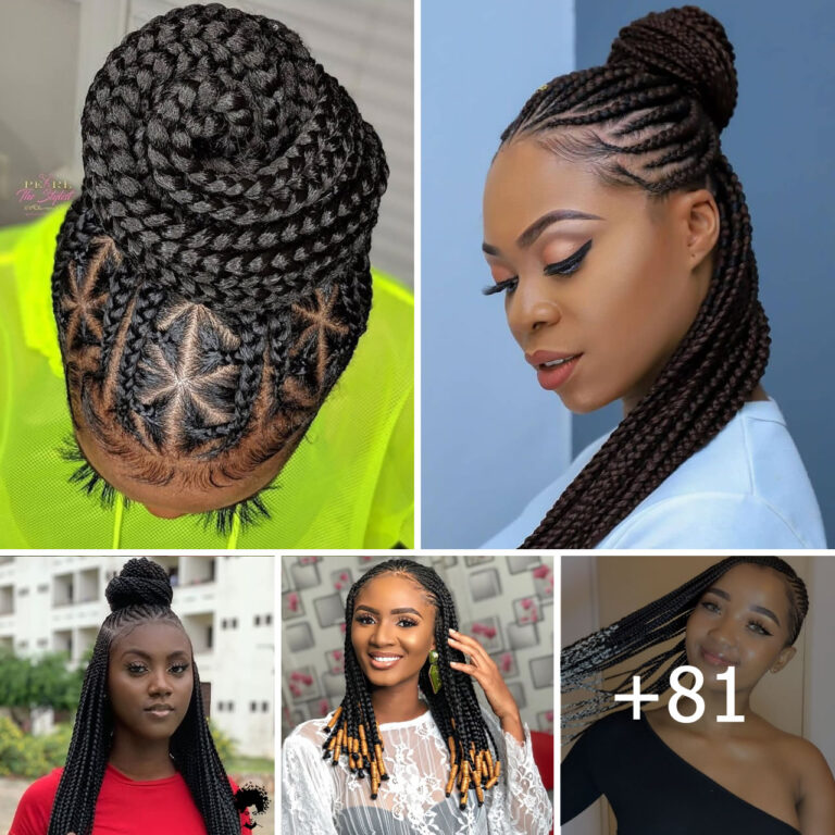 +81 PHOTOS: Cornrow braid designs – Knotless braids styles ‎