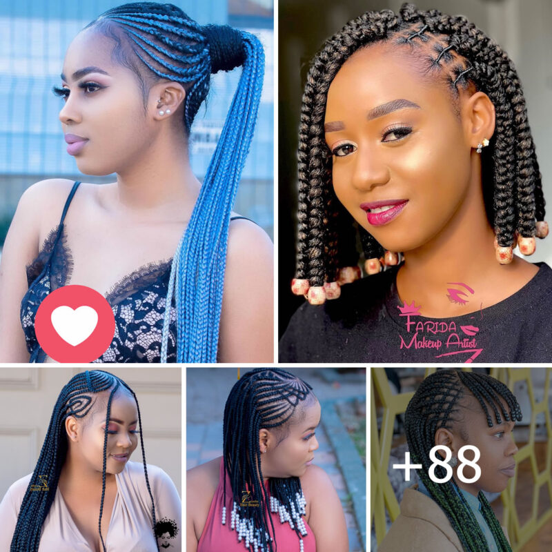 +88 PHOTOS: Professional cornrow hairstyles for women ‎