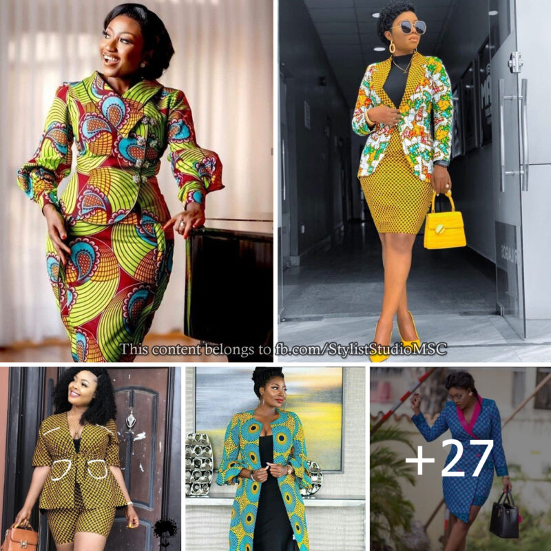Beautiful Ankara Jacket Styles For Stylish Ladies.
