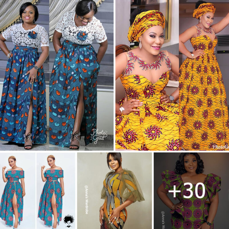 Check Out These Lovely Maxi Dresses: See 30+ Best African Slit Print Design