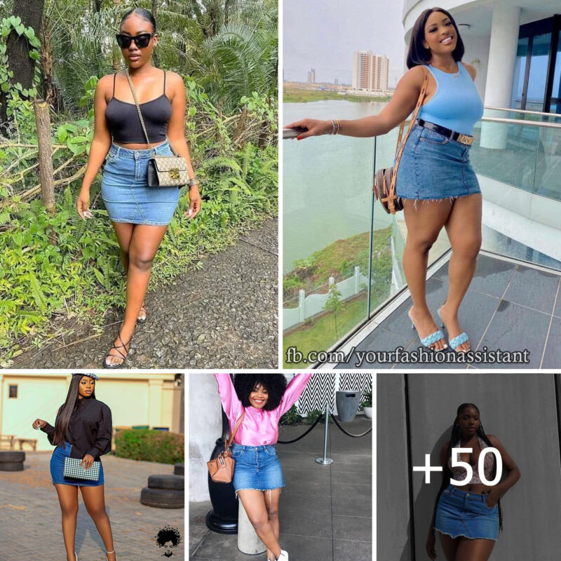 50 Cute Denim Skirt Outfit Ideas For A Stylish Look