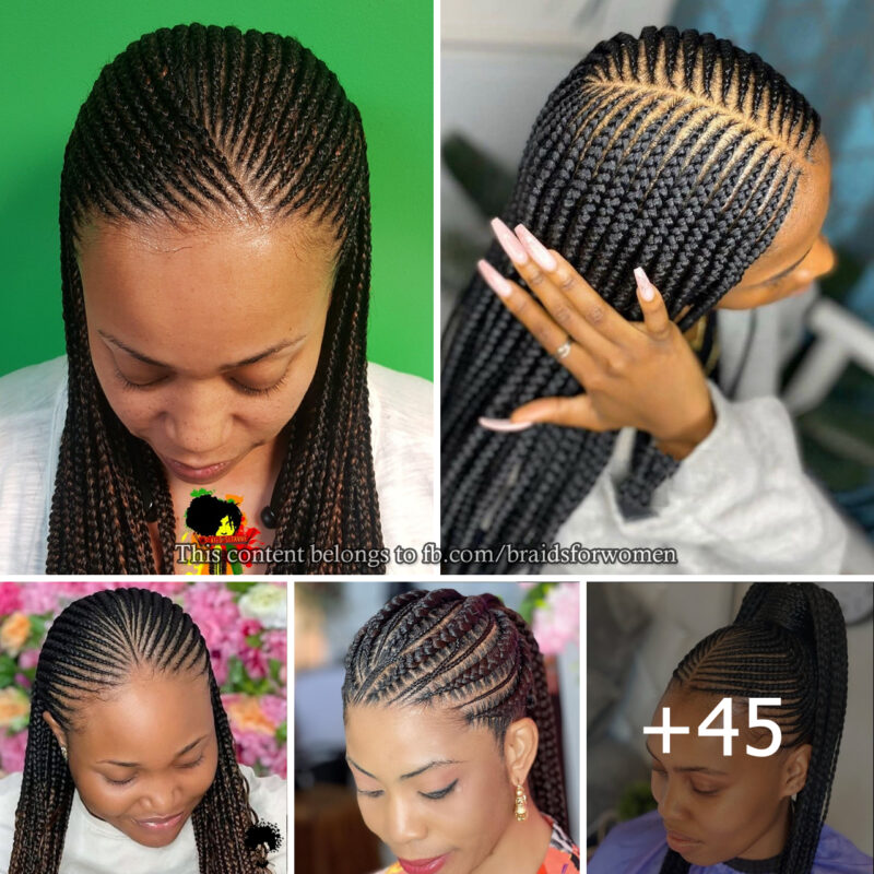 +45 PHOTOS: Best Ghana Braids Ideas