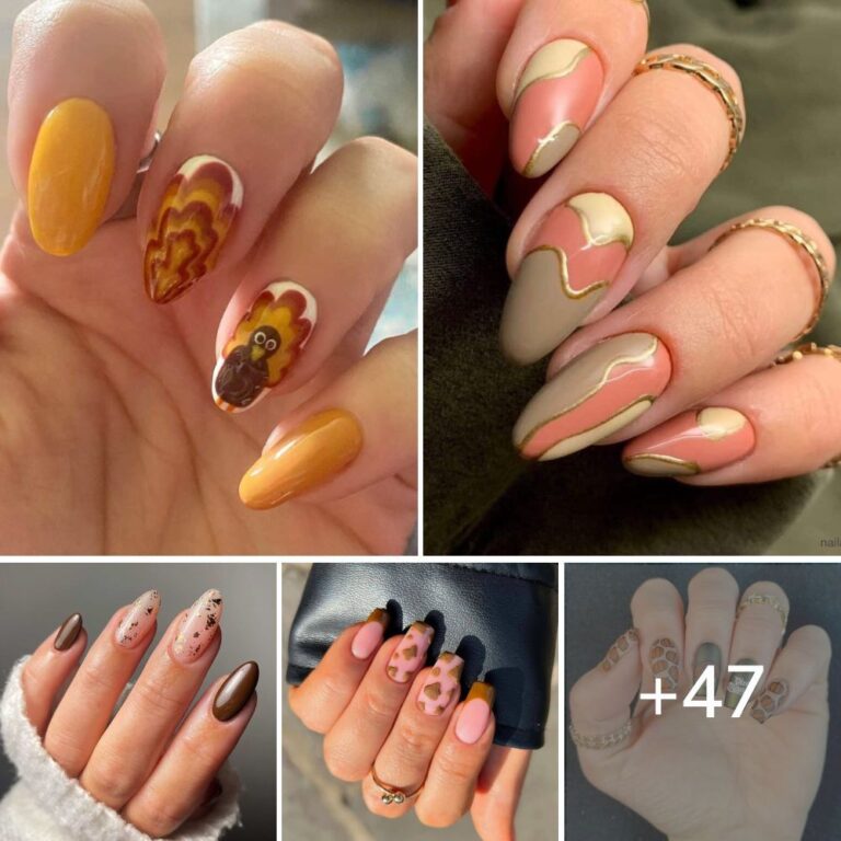 47 cute thanksgiving nail ideas and thanksgiving nails you have to recreate this year