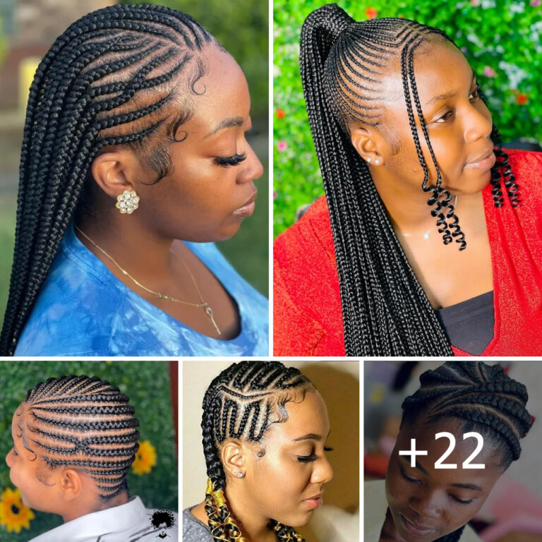 +22 PHOTOS: Super Cute Ghana Weaving Braids Hairstyles