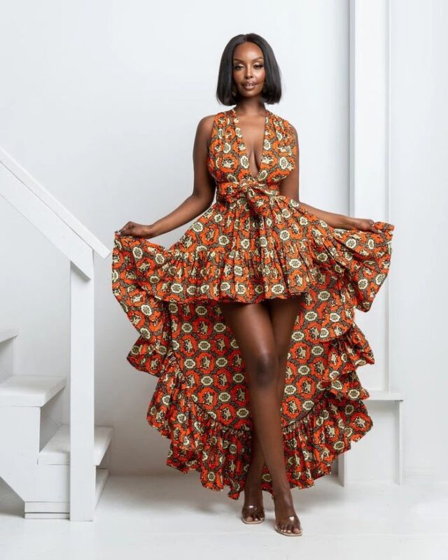 Timeless Glamour: Explore the Enchanting World of Ankara Gown Styles Crafted Exclusively for Women 👑🌟