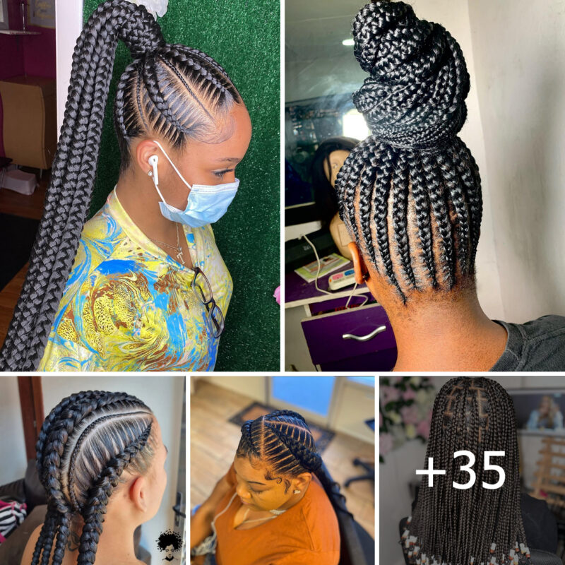 35 PHOTOS: Ghana Braids Ideas to Inspire Your New Look