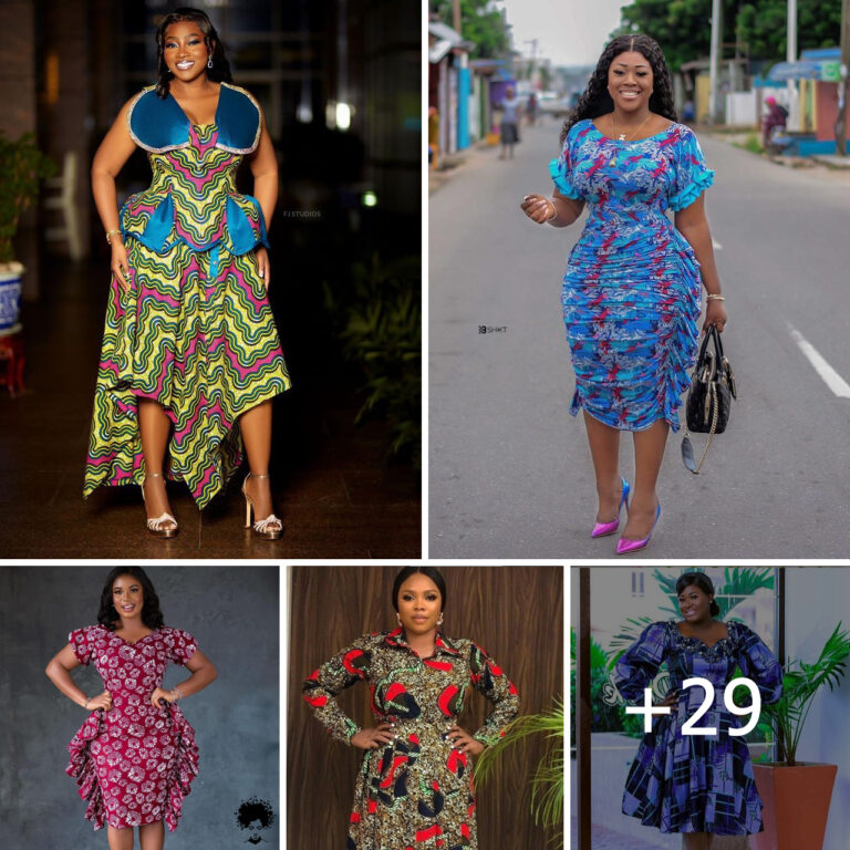 Amazing Ankara Mid Length Dress Styles For Stylish Looks.