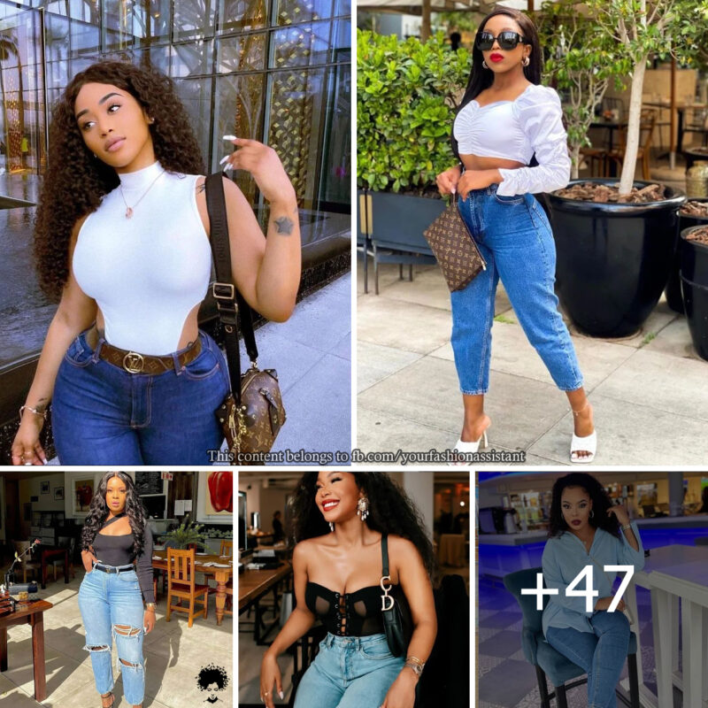 Denim Delight: Exploring the World of Women’s Fashion with Trendy and Stylish Jean Pairings 💃👖