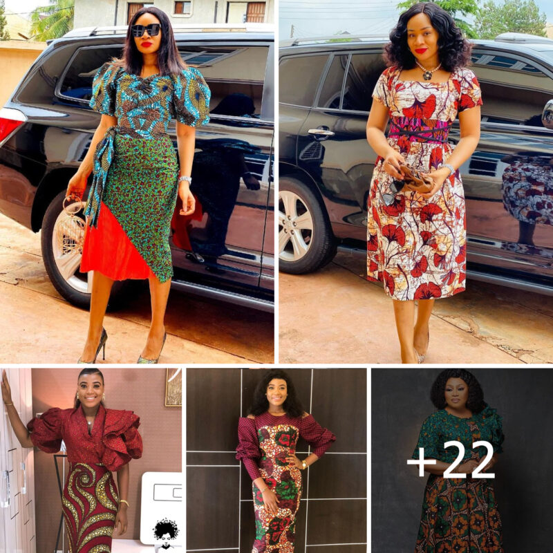 Smart Ankara Styles For Female Ceo’s And Working Wives And Moms.