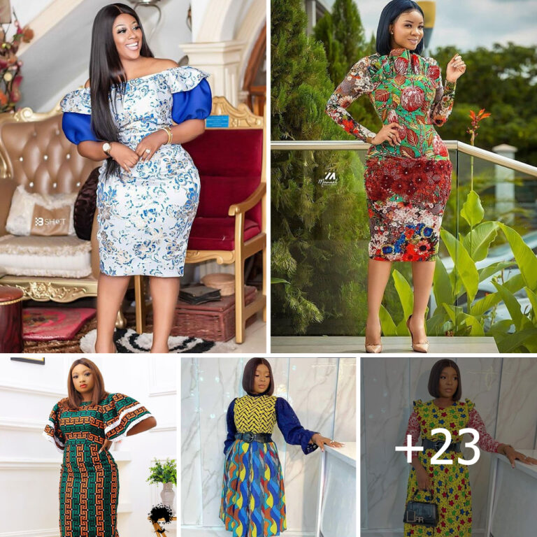 Smart Ankara Styles Inspirations For Worki̇ng Wives And Moms. Volume 4.