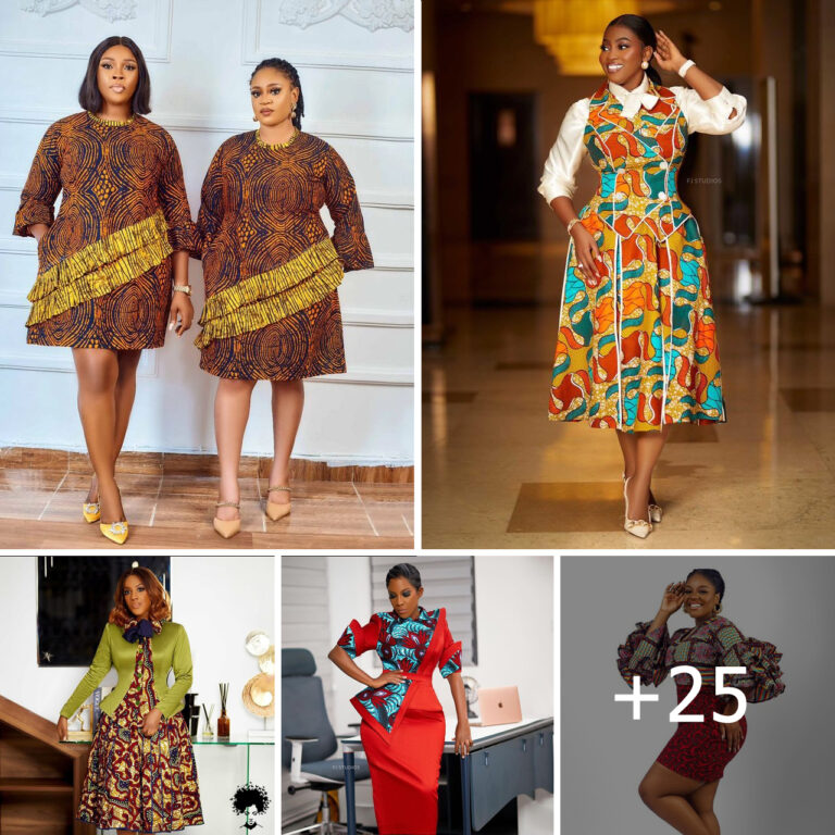 25+ Unique Ankara Styles For Smart And Classy Looks.