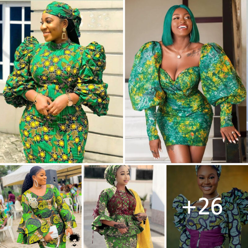 25+ Unique Sleeves And Classy Neckline Styles For Your Next Ankara Outfit.